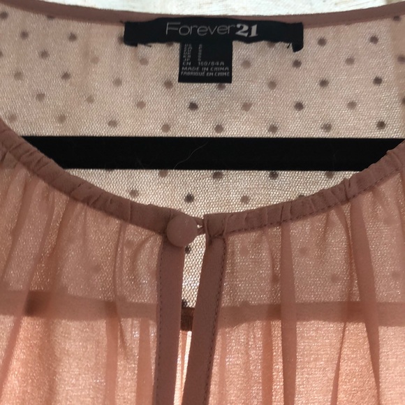 Sheer long sleeve top with button details - Picture 5 of 5